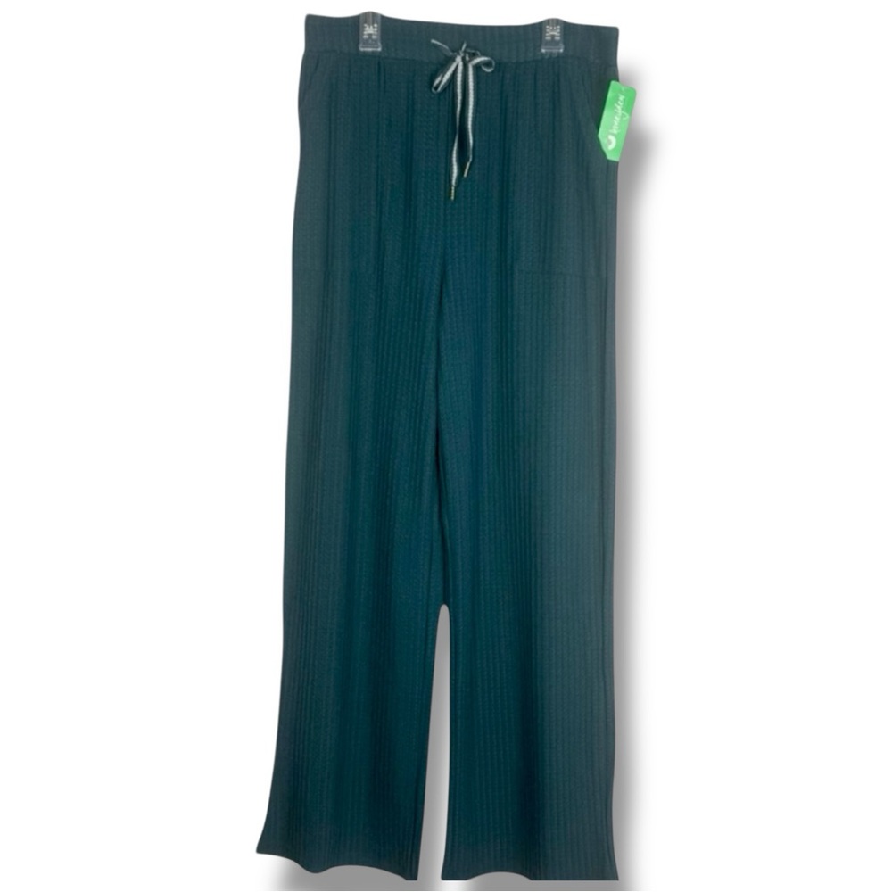 Honeydew Intimates Under The Stars Teal Waffle Knit Lounge Sleep Pants M NWT